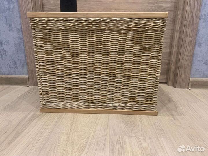 Корзины, короба плетеные из бумажной лозы