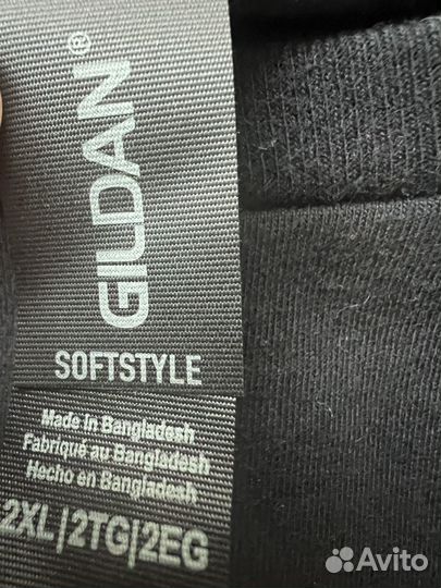 Новая футболка р.2XL. Хлопок. Gildan
