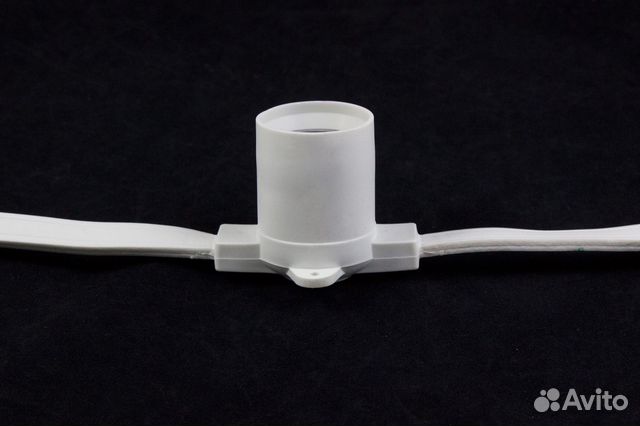 Белт-лайт гирлянда, 100 М, шаг 37 см, цоколь E27