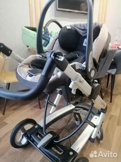Коляска peg perego 3 в 1 skate 1 с автолюлькой