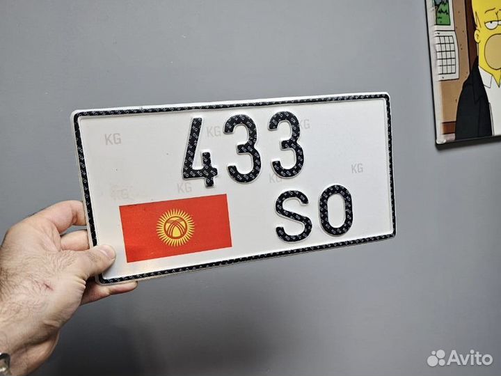 Квадратные номера на авто гос знаки