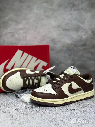 Кроссовки Nike Sb Dunk коричневые арт:300