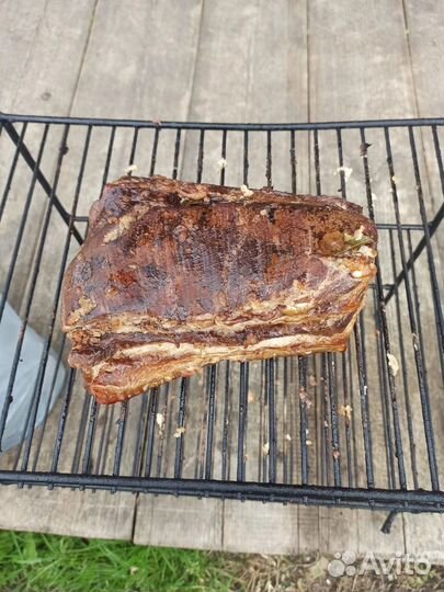 Копченое домашнее сало