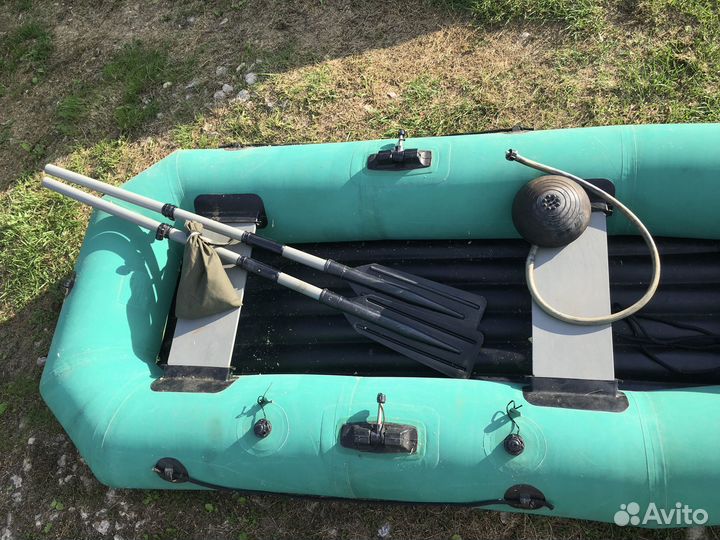 Двухместная лодка Язь 2Н-06 гребная резиновая