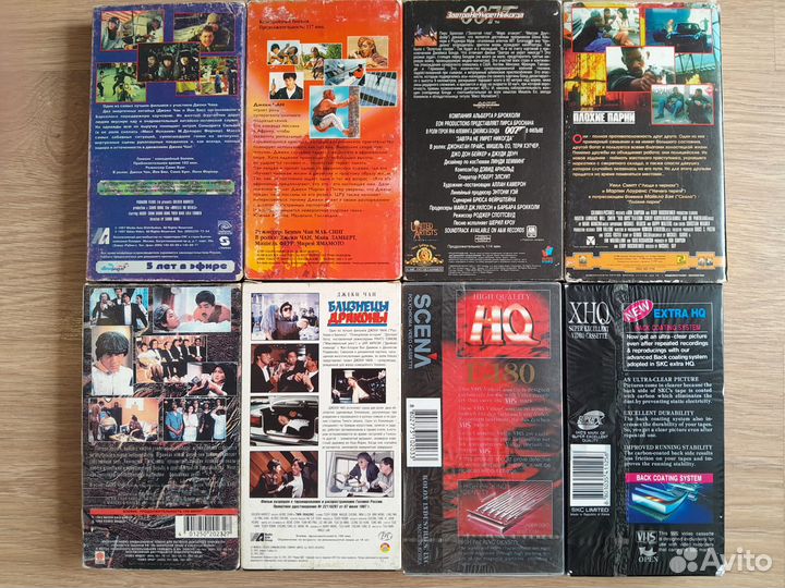 VHS Фильмы на видеокассетах