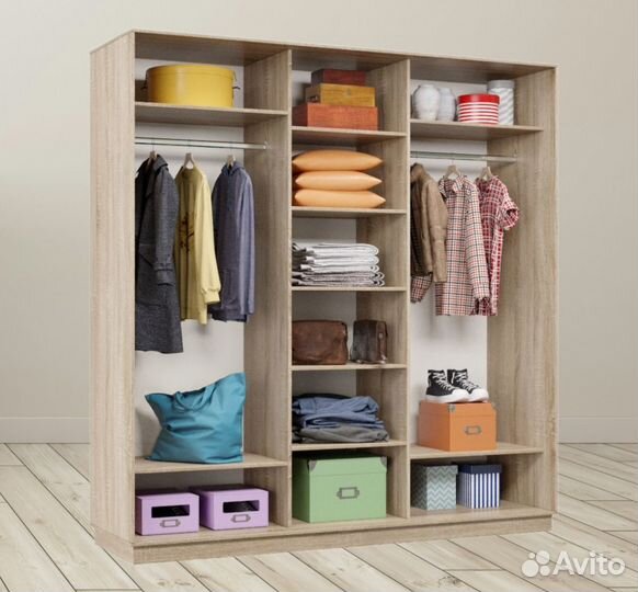 Лофт Классика 44 Шкаф-купе 2100.44 фасад 01.01.01