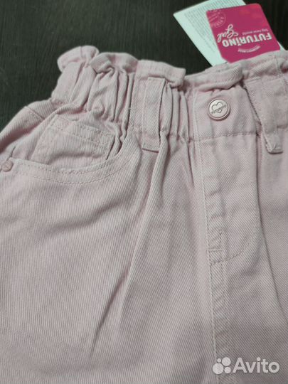 Новые шорты для девочки (110,122 размер)