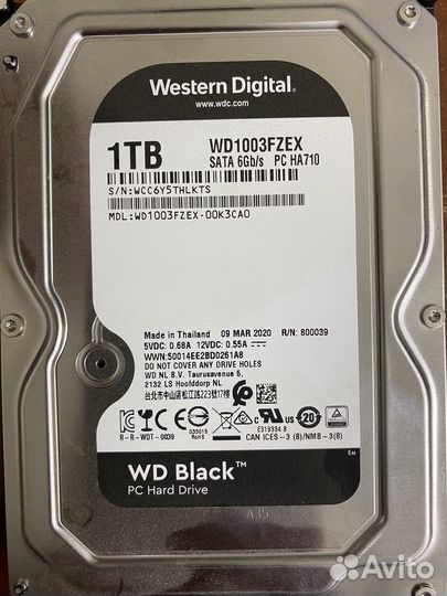 Жесткий диск 500гб 1тб 2 тб