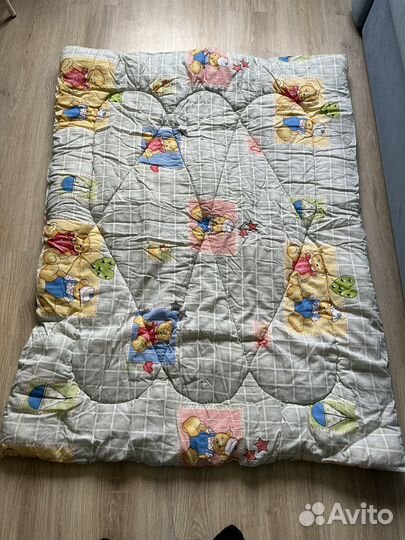 Одеяло детское новое из овечьей шерсти