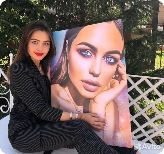 Портрет по фото в подарок