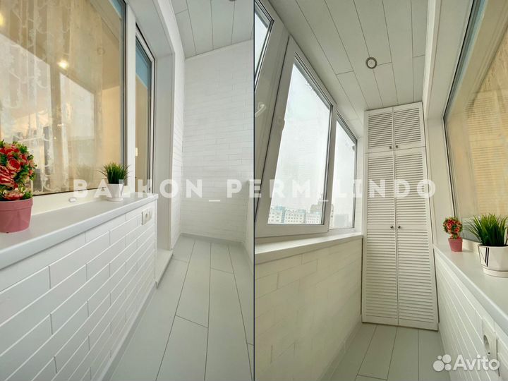 Отделка балконов и лоджий. Установка окон