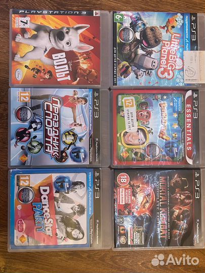 Диски на Sony PS3