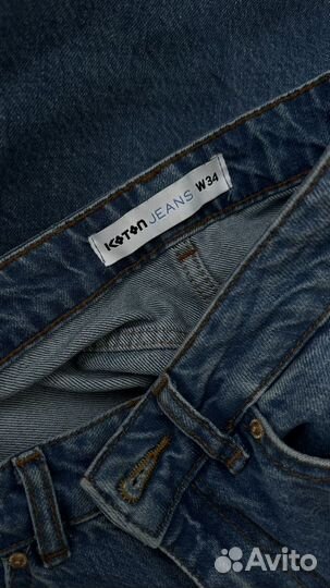 Джинсовая юбка миди