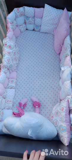 Бортики в детскую кроватку