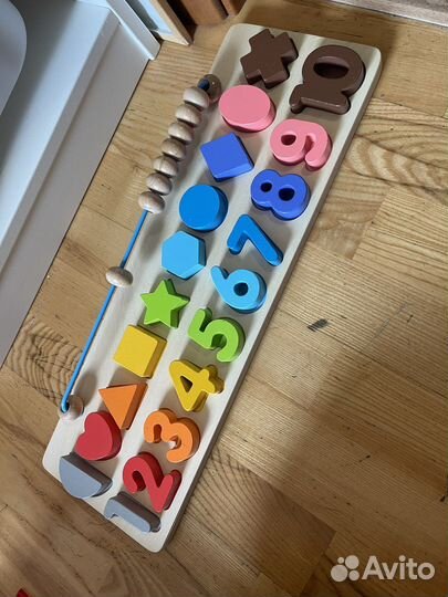 Деревянный сортер монтессори