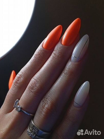 Наращивание ногтей 2 ч. ман+покр гель лаком 1:30