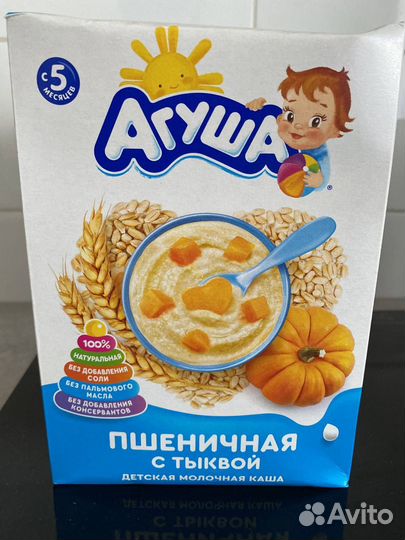 Детские каши молочные и безмолочные