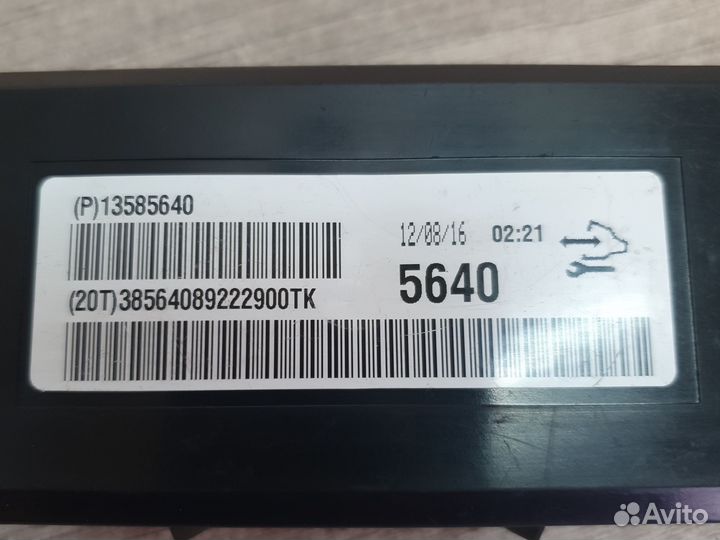 Блок комфорта chevrolet cruze 1