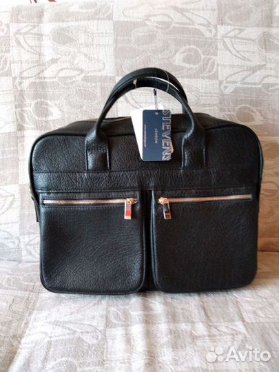 Мужской кожаный портфель новый