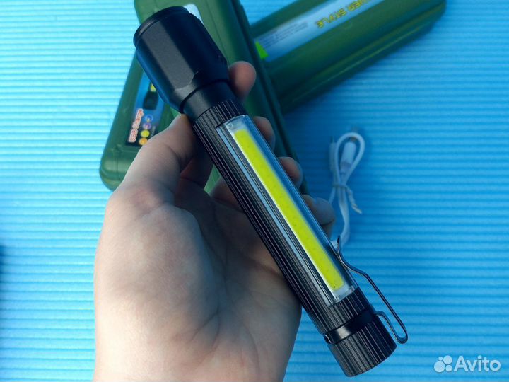 Фонарь аккумуляторный 1200mAh