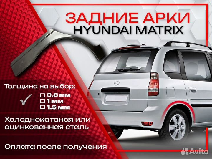 Ремонтные арки на Hyundai Matrix