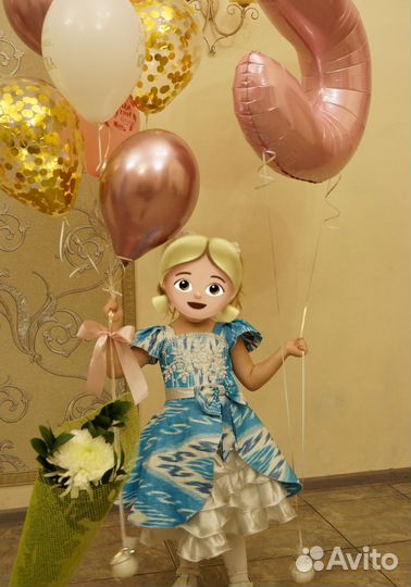 Платье праздничное для девочки 98