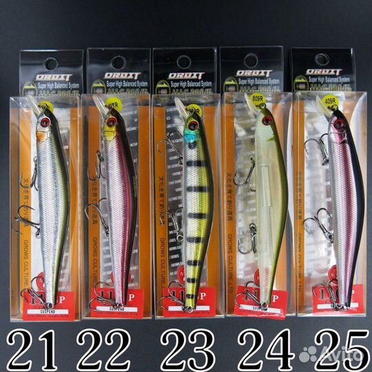 Воблеры ZipBaits Orbit 110sp 30 цветов