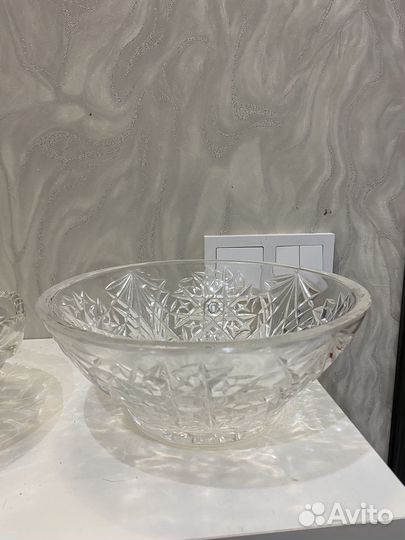 Ваза хрустальная