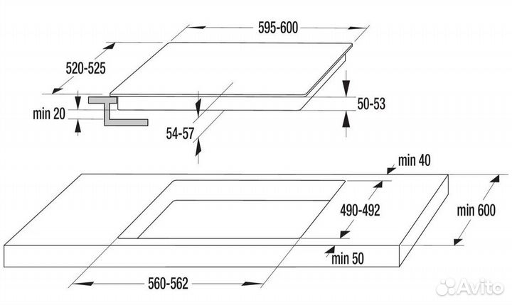 Варочная панель Gorenje ect643bcsc новая