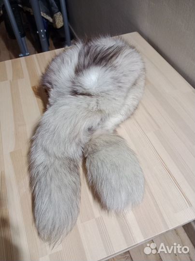 Шапочка зимняя песец