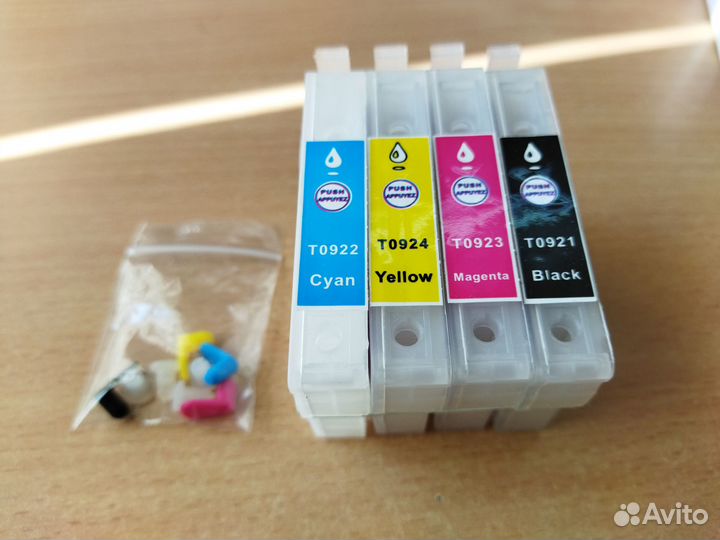Пзк Epson T0921-T0924 с авто-чипами