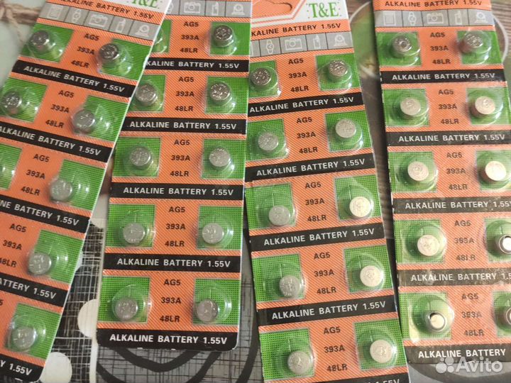 Круглые батарейки