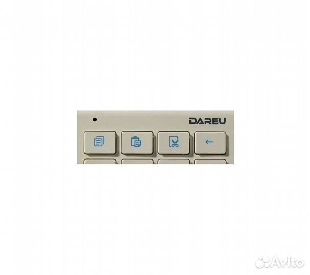 Клавиатура Dareu LK22, белый, цифровой блок (Numpa