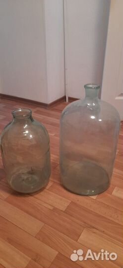 Бутыль стеклянная 10л