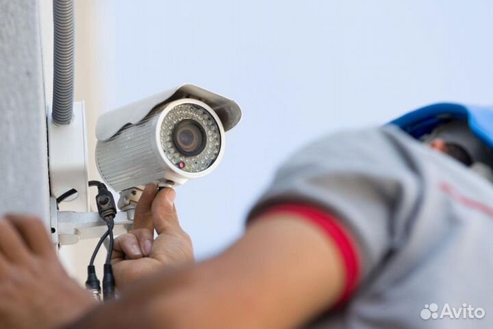 Комплект Видеонаблюдения 4 камеры