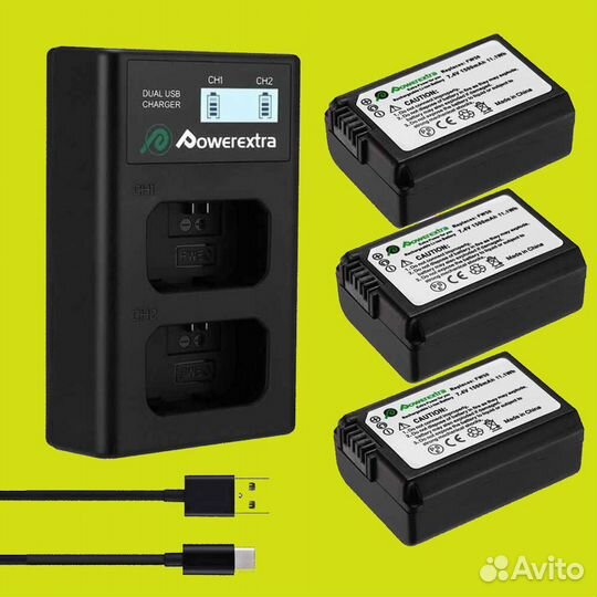 Аккумуляторы LP-E6 E8 E5 Canon, NP-FW50 FZ100 Sony