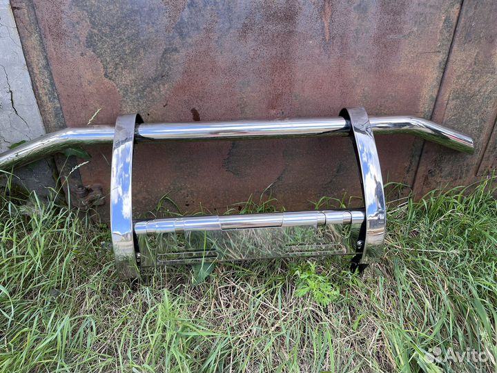 Защита переднего бампера land cruiser prado 150