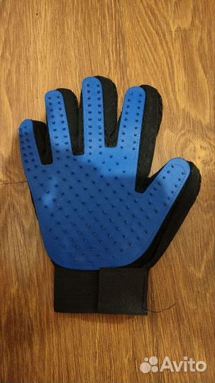 2 щетка и перчатка для вычесывания шерсти