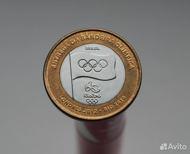 Бразилия 1 реал, 2012 Эстафета передачи флага