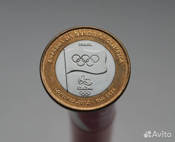 Бразилия 1 реал, 2012 Эстафета передачи флага
