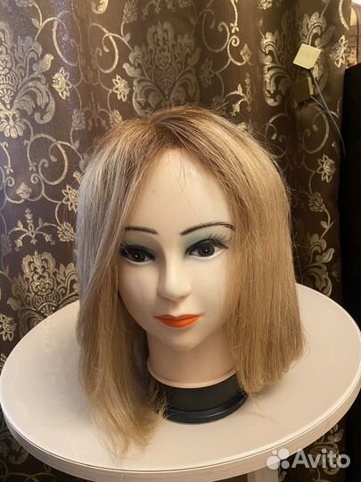 Полусистема из натурального волос