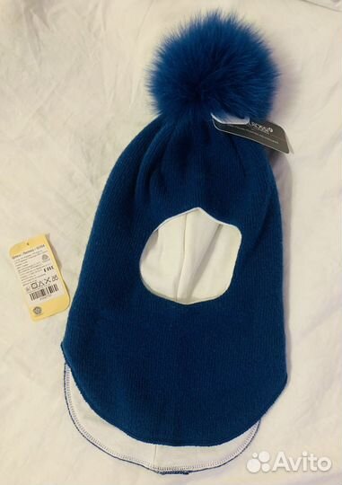 Шапка шлем детская зимняя