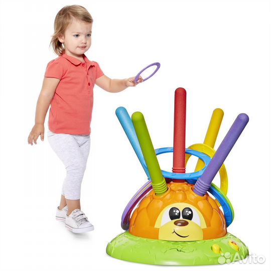 Музыкальный кольцеброс Ёжик Chicco