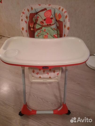 Стульчик для кормления chicco polly