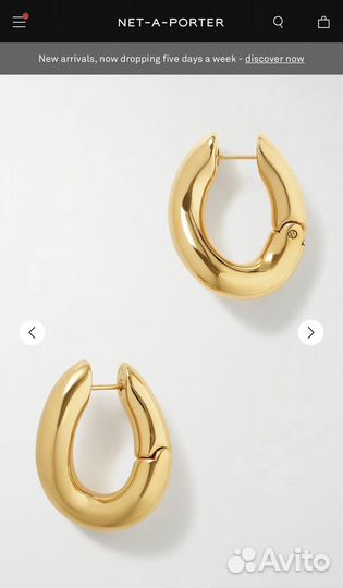 Balenciaga серьги, loop earrings