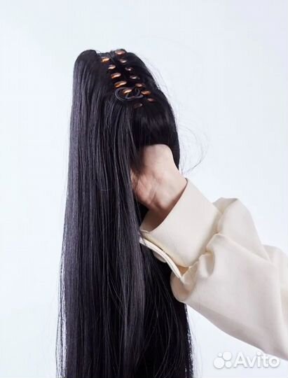 Хвост шиньон, хвост на крабе