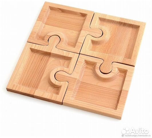 Тарелка для конфет деревянная