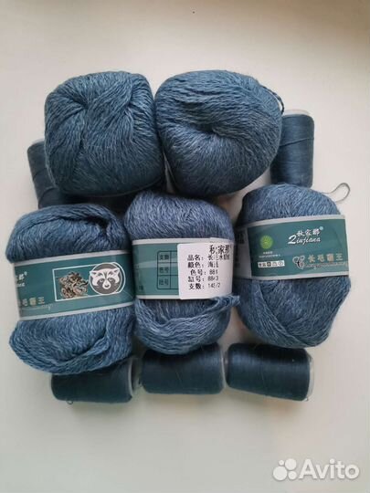 Пряжа пух норки