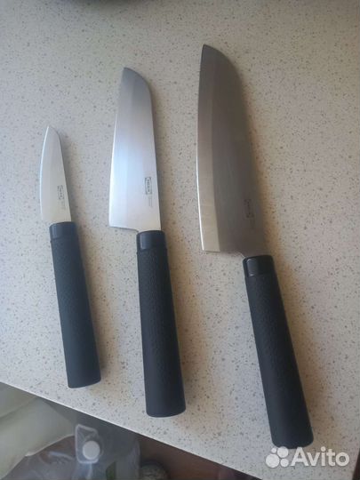 Набор ножей икеа Форслаг - 3 шт