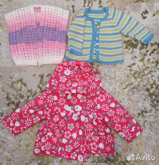 Вещи пакетом на девочку 62-80 р